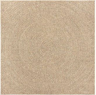 vidaXL Vidaxl - Alfombra zizur apariencia de yute interior exterior 240x240 cm