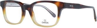 Omega Brown Plastic Glasses Mens (Frames)