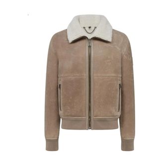 Belstaff Trace Bomber Jacket in Beige