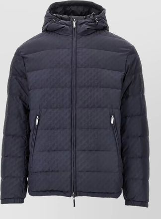 Emporio Armani hooded short down padded coat