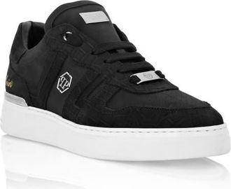 Philipp Plein Nubuck Low Top Sneakers Cocco Unisex in Black at Nordstrom, Size 41