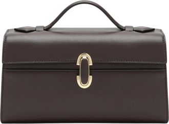 Savette Symmetry Pochette - Dames - Tassen - Bruin - Maat: ONE Size Zijde