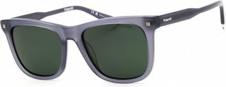 Polaroid Polarized Green Square Unisex Sunglasses PLD 4167/S/X 0KB7/UC 53