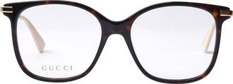 Gucci GG0512O002 Tortoiseshell Acetate Eyeglasses - Gold