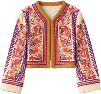 Antik Batik Antik Batik, Light Jackets, female, Multicolor, Size: L Suna Jacket