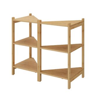 Vicco Mueble Bajo Lavabo Zeno, Bamb&uacute;, 68 X 60.5 Cm Lote De 2, Vicco