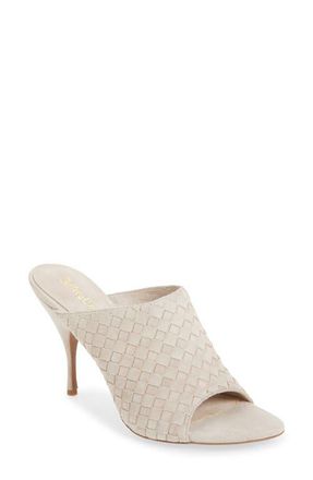 Jeffrey Campbell Bonsoir Slide Sandal in Bone Suede at Nordstrom, Size 9.5