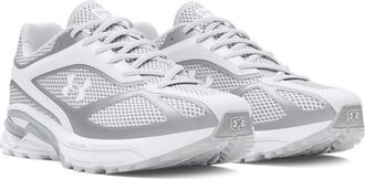 Under Armour Gender Inclusive UA Apparition Sneaker in White/metallic Silver at Nordstrom, Size 11.5
