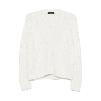Fabiana Filippi Fabiana Filippi Truien Beige - Dames - Truien - Wit - Maat: 2XS