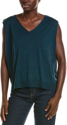 Eileen Fisher Wool V-Neck Vest