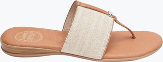 Andr&eacute; Assous Womens Nice Featherweights Sandal In Beige