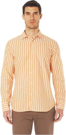 Tintoria Mattei Camicia rigata - Heren - Casual Overhemden - Veelkleurig - M - Overhemden