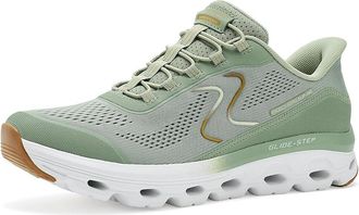 Skechers Glide Step Sole Hands Free Slip-Ins Womens Shoes Sage : 8.5 B - Medium, Textile