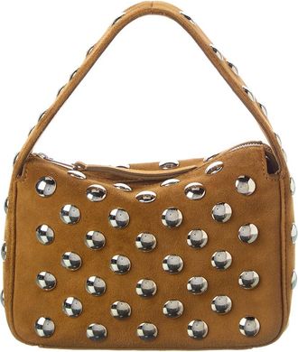 Khaite Elena Small Suede Shoulder Bag