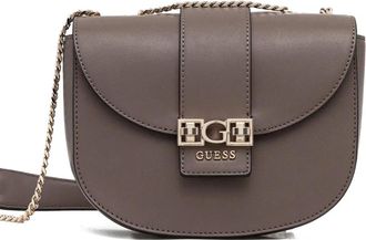 Guess Co Jane cross body bag - women - Polyurethane - OS - Brown