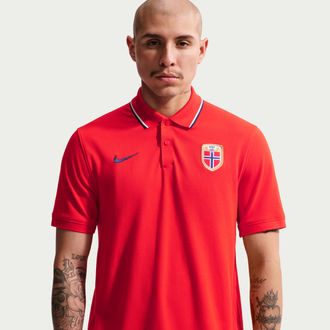 Nike Norway The Nike Mens Polo Nike Mens Dri-FIT Soccer Polo in Red | IB6213-673
