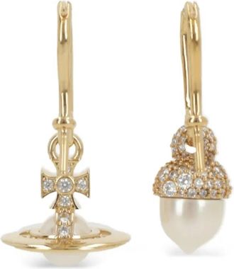 Vivienne Westwood Orecchini pendenti Lucille Orb - Oro