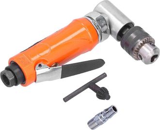 OEM Taladro Neum&aacute;tico Mango De Cuerpo De Codo De &Aacute;ngulo Recto M&aacute;quina Herramienta De Taladro De &Aacute;ngulo De Aire Con Llave Y Boquilla De Aire Kp-555l (estil