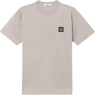 Stone Island T-Shirt Stone H26 - - Tops - Uomo - Grigio - L