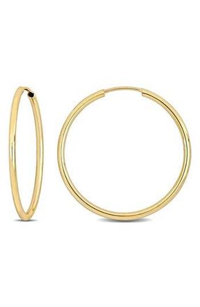 Delmar 14K Gold Hoop Earrings, 25mm at Nordstrom Rack