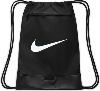 Nike Brasilia 9.5 Training Gym Sack Black White DM3978-010