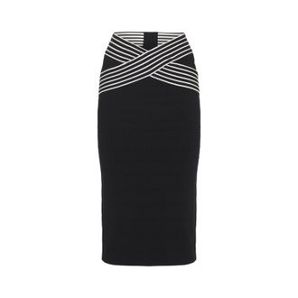 Elisabetta Franchi Midi Skirts Black