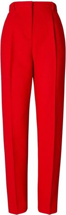Tory Burch double-faced wool trousers - women - Wool - 6 - Red