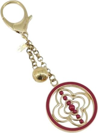 Louis Vuitton Pre-owned Accessories, female, Red, Size: ONE SIZE Pre-owned Metal Key Holder Charm