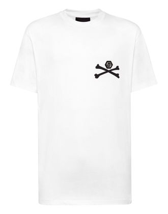 Philipp Plein Jersey T-shirt Round Neck SS Skeleton