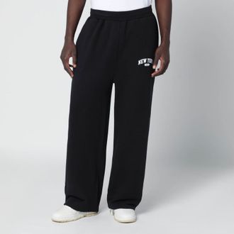 Awake NY Black cotton jogging trousers