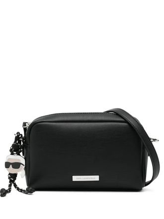 Karl Lagerfeld Ikon Smooth Slim Camera bag - Black