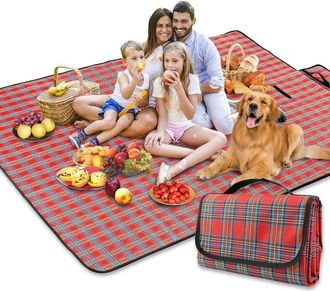 OEM Manta De Picnic Impermeable Y Port&aacute;til, Esterilla De Playa, Manta De Camping Familiar, Manta Grande Plegable Resistente A La Arena Para Senderismo, 15