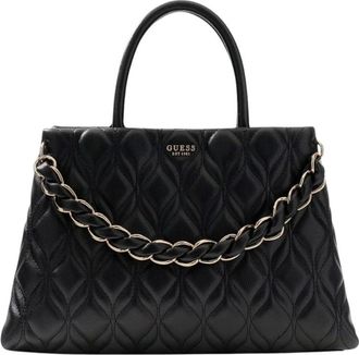Guess Maxine Girlfriend Satchel - Dames - Handtassen - Zwart - ONE Size - Tassen