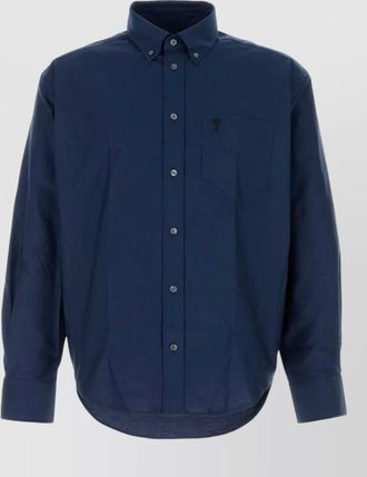 Ami oxford oversize shirt long sleeves collar