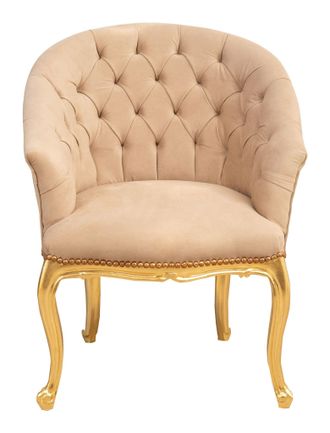 Biscottini International Silla De Comedor De Madera Silla De Cocina 71x87x63 Cm Sill&oacute;n Tapizado Sill&oacute;n De Dormitorio De Terciopelo Estilo Barroco