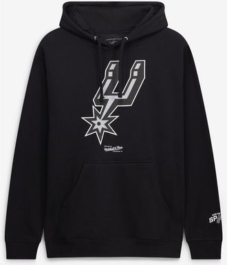 Mitchell & Ness Mens Mitchell & Ness Black San Antonio Spurs Fleece Hoodie at Nordstrom, Size Small