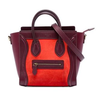 Celine unisex, Pre-owned, Oranje, Maat: ONE Size Leer