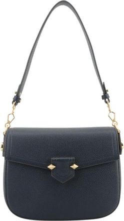 Pourchet Grand trotteur - Dames - Schoudertassen - Blauw - ONE Size - Leer - Tassen