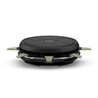 T-fal Aparato De Raclette Moderno Negro 945 W Dise&ntilde;o Ovalado