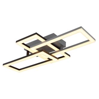 Globo Lighting Plaf&oacute;n - Sapena - Negro - Pl&aacute;stico - Led - 67328-24o