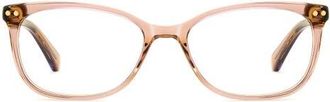 Kate Spade New York adria 52mm rectangular optical glasses in Brown Pink at Nordstrom