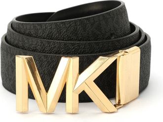 Michael Kors MK gesp omkeerbare monogram riem