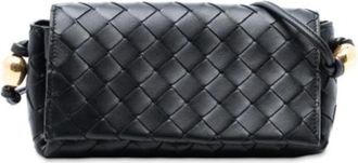 Bottega Veneta Pre-owned Mini Bags, female, Black, Size: ONE SIZE Pre-owned Vintage Mini Crossbody Bag