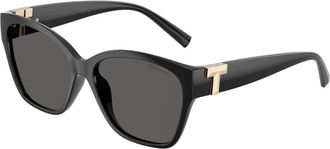 Tiffany & Co. Tf 4254U Zonnebril - Dames - Zonnebrillen - Zwart - 56 MM - Nylon - Accessoires