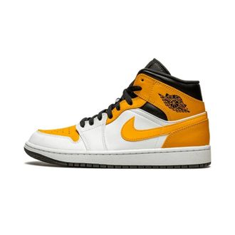 Nike Jordan 1 Mid - unisex - Sport - Wit - Maat: 40 1/2 EU Leer