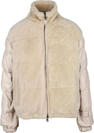 Giorgio Brato Leather Jacket - Beige