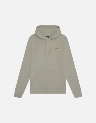 Lyle & Scott Mens Lyle & Scott Branded Sage unidorm Green Pull-over Hoodie - Tan - Size: 38