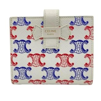Celine Pre-owned Bi-fold Portemonnee - Dames - Pre-owned - Veelkleurig - Maat: ONE Size Leer