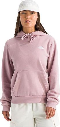 The North Face Evolution Embroidered Hoodie Womens Sweatshirt Metal Pink : 2XL, Cotton/Polyester
