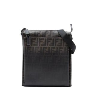 Fendi Pre-owned Cross Body Bags, female, Brown, Size: ONE SIZE Pre-owned Canvas Crossbody Bag